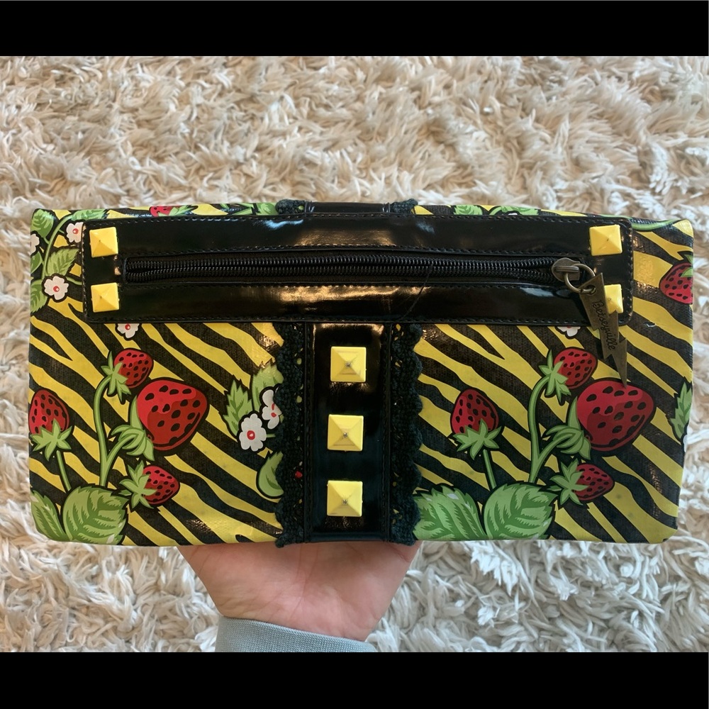 Rare Betseyville Clutch Betsey Johnson Rock n Roll